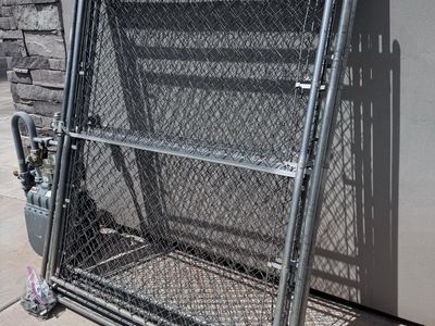 6 fence chain link panels