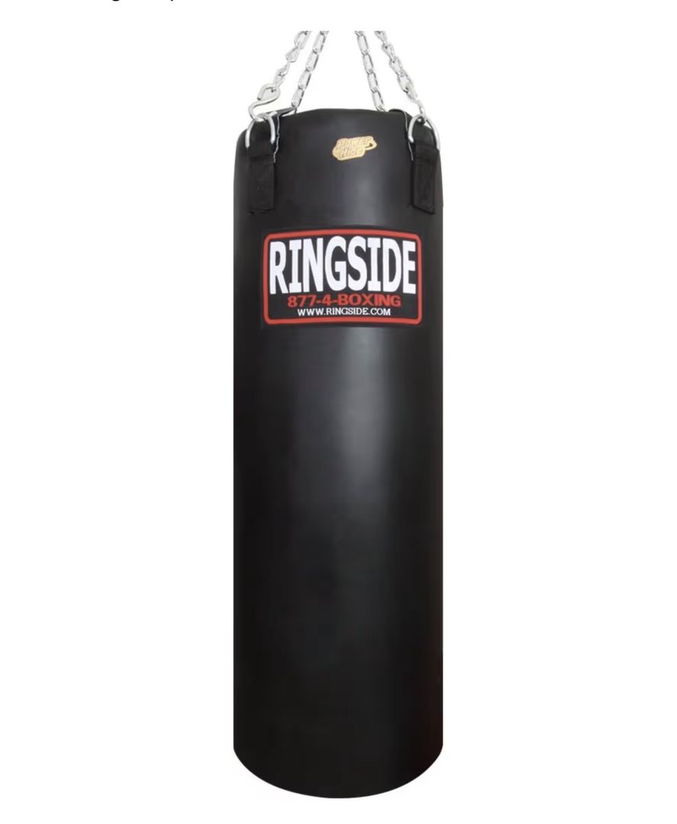 Ringside 100-Pound Muay Thai Heavy Bag, Sturdy Powerhide Punching Bag for Boxing, MMA