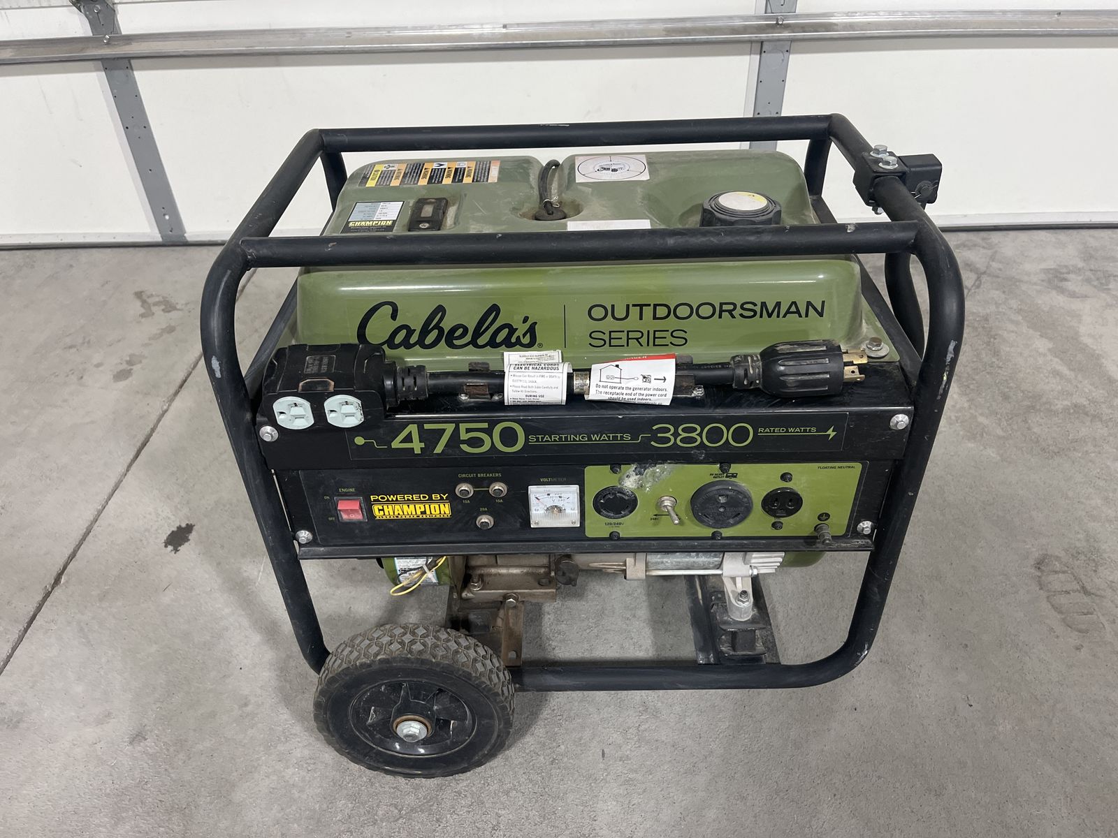 Cabelas 4750 Generator
