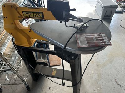 DEWALT DW788 20-Inch Variable-Speed Scroll Saw with Stand - Gently Used, Includes Blade Variety Pack
