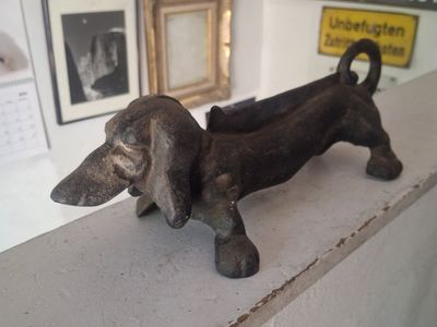 antique cast iron dachshund boot scraper doorstop 801 502 3235 text only no calls no voicemail answered