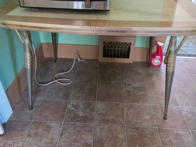 4 Place dining table and chairs