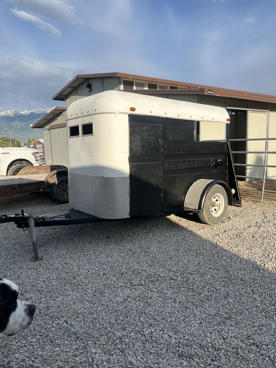 Older 2 horse trailer