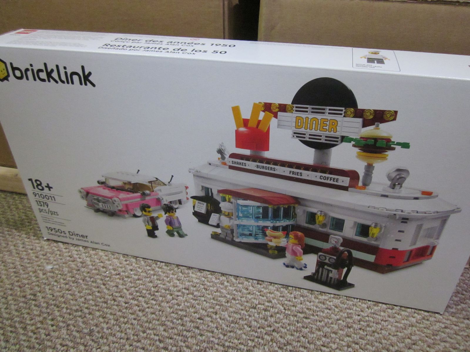 Lego 910011 1950's Diner BDP Bricklink Designer Program New Sealed
