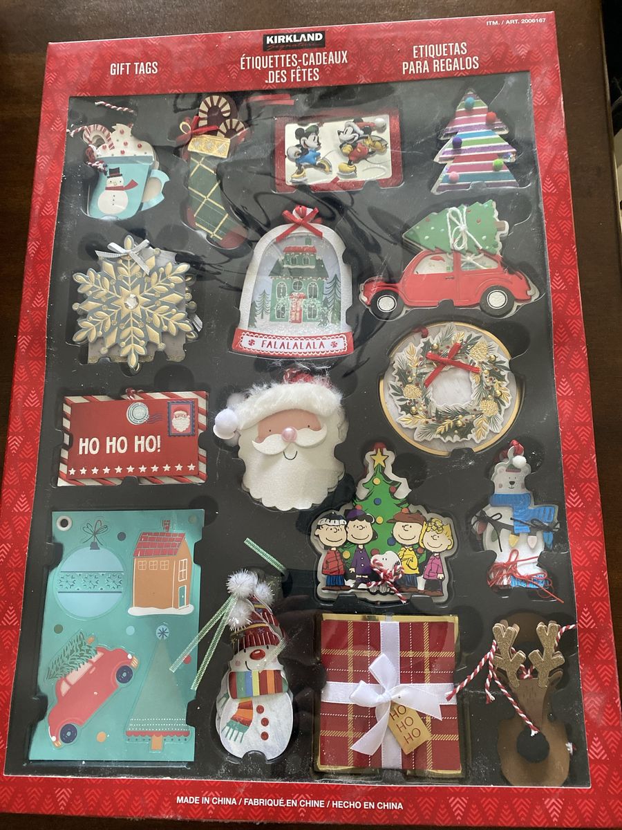 Christmas gift tags 