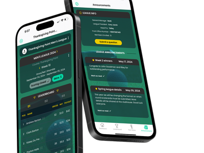 Golf League App for sale