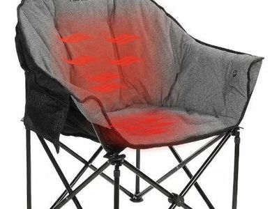 Heated camping chair Used once $95 obo