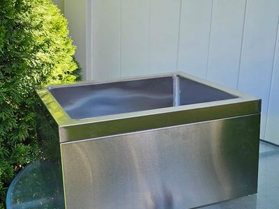 New Freestanding Stainless Steel Utility Sink – #519