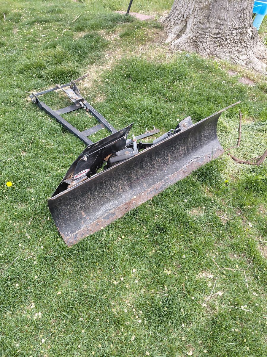 ATV snow plow
