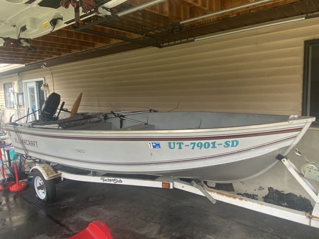 1996 Alumacraft V14 with Mercury 25 HP