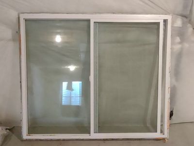 5'11" (71 in) x 4'11" (59 in) Sliding window