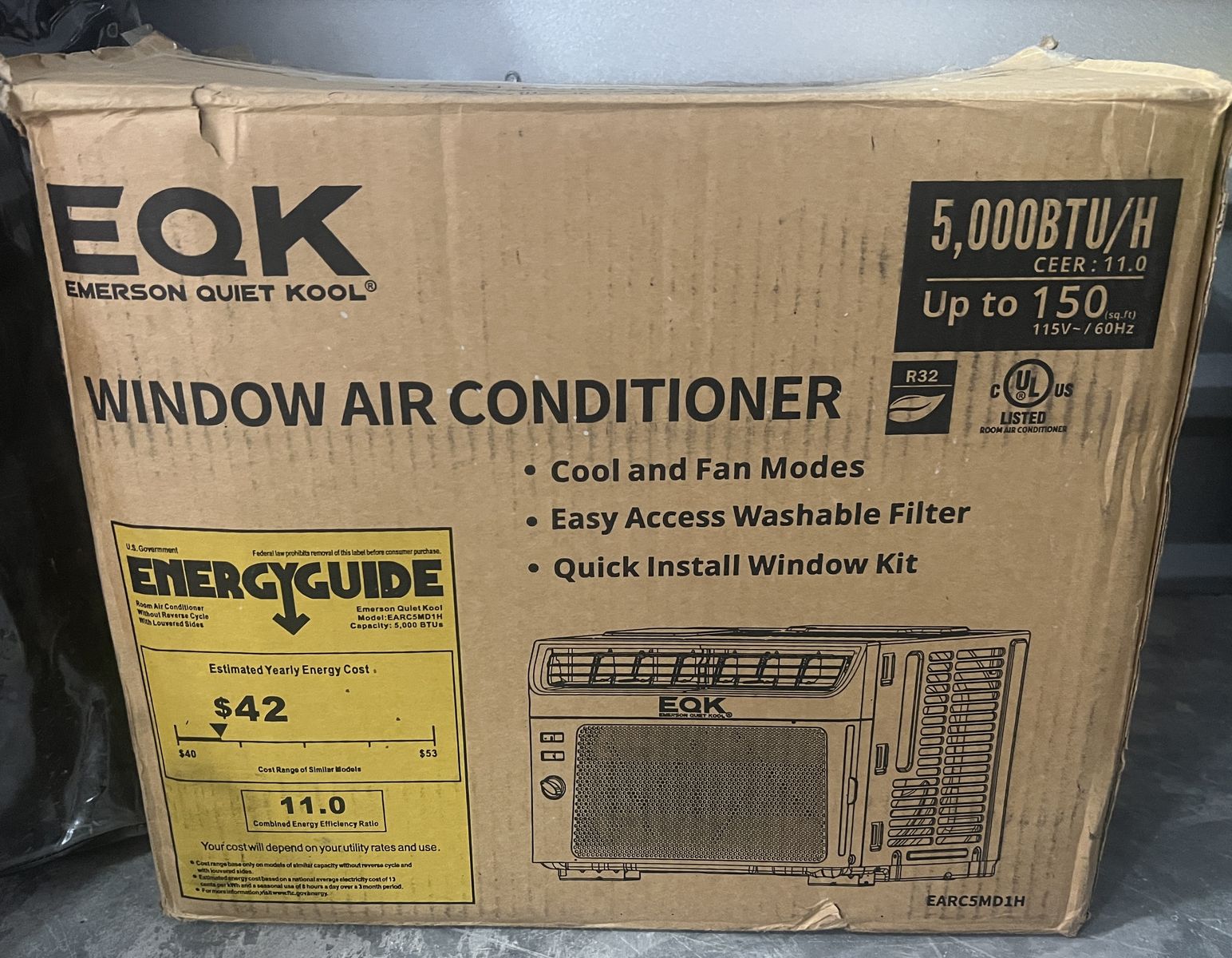 A/C - EQK window unit air conditioner