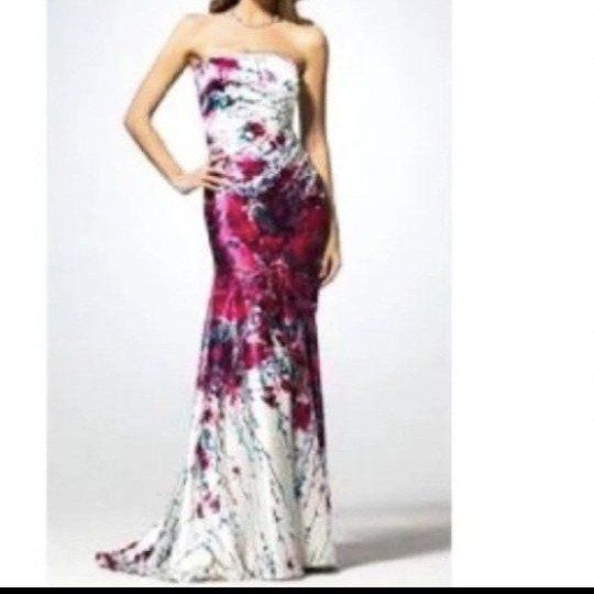 Floral Strapless Mermaid Gown - Ideal for Prom, Weddings, or Formal Events