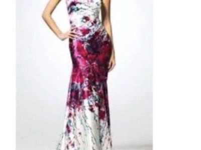 Floral Strapless Mermaid Gown - Ideal for Prom, Weddings, or Formal Events