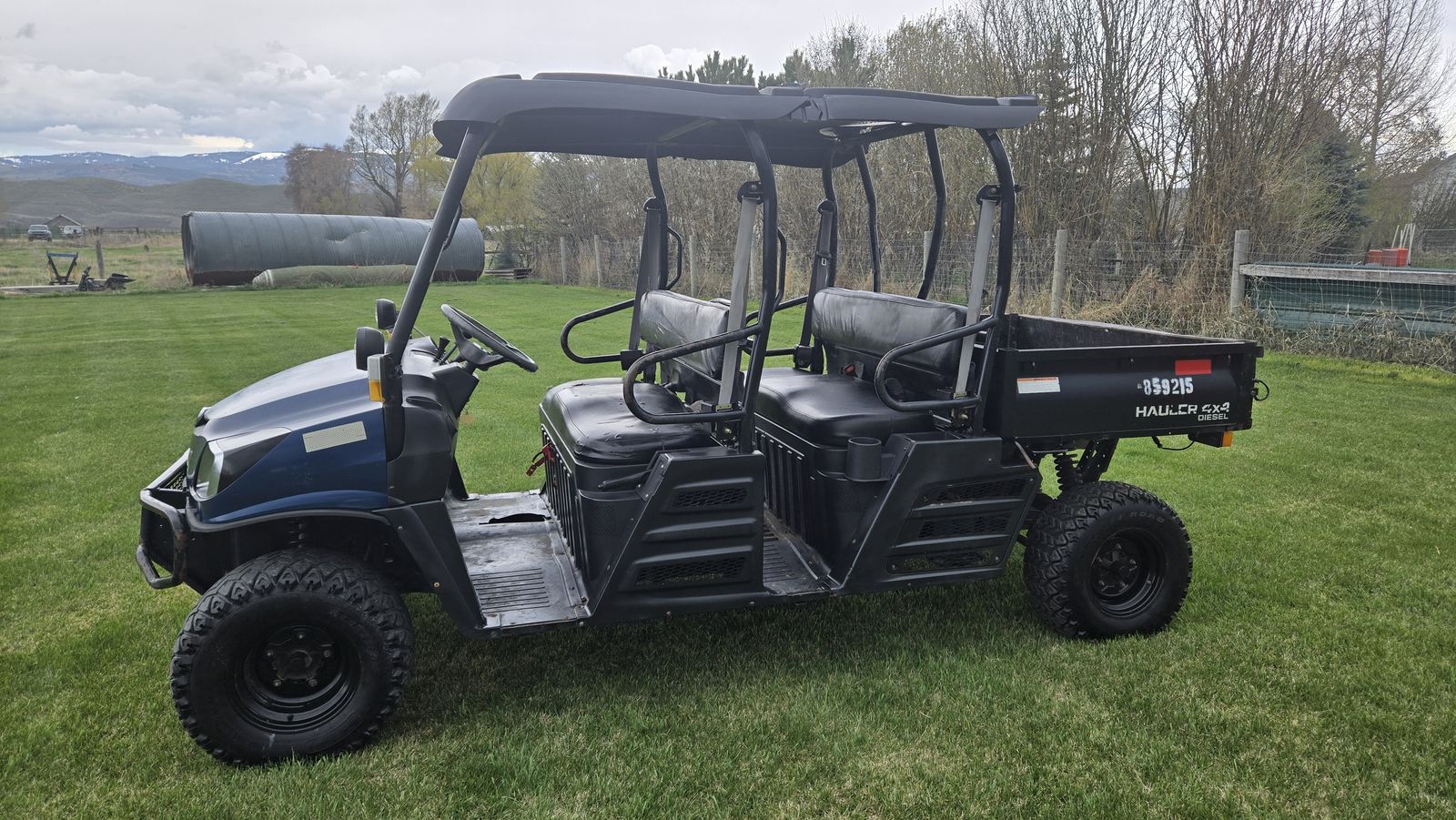 2016 Cushman Hauler Crew Diesel- Great Farm and Property Rig