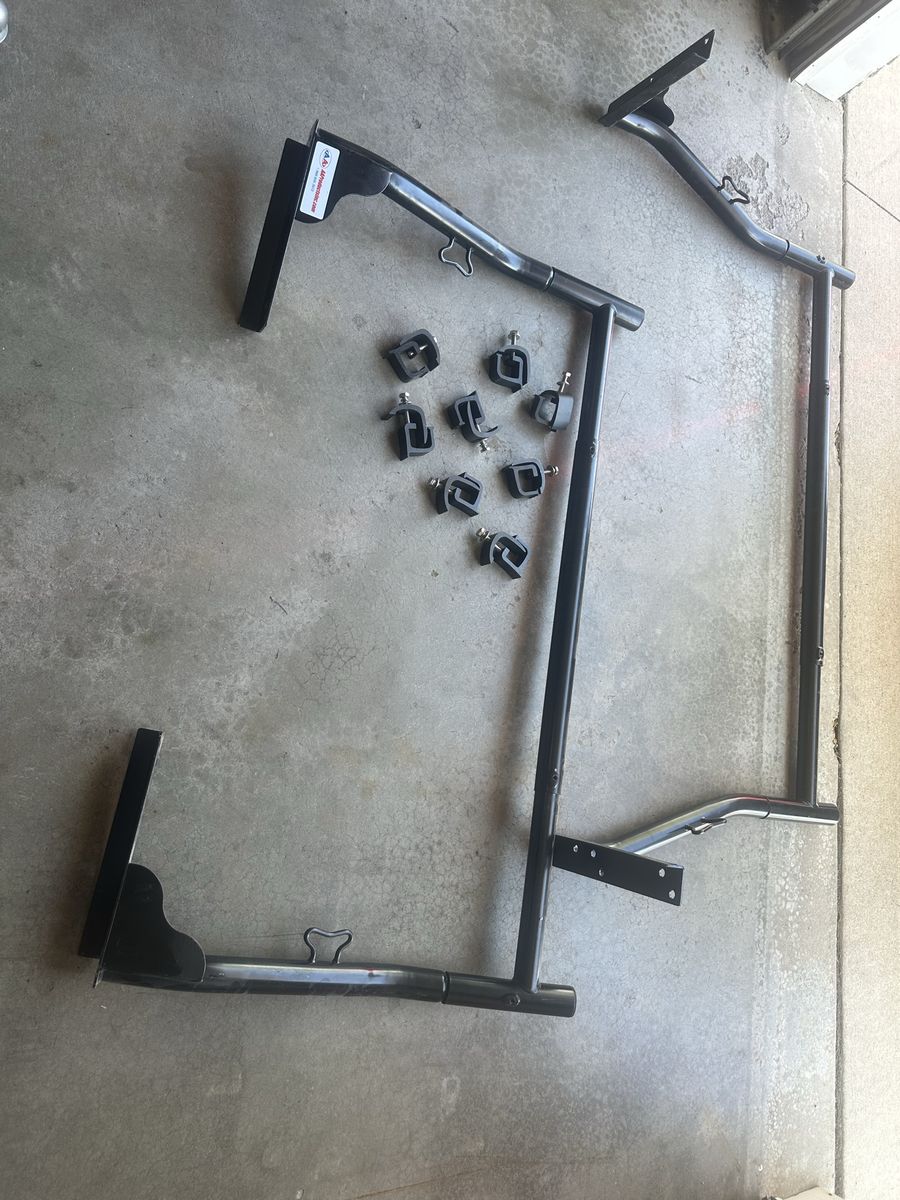 Universal truck bed rack