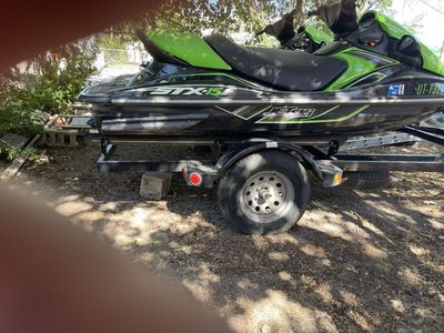 Kawasaki STX-15F Jet Skis (Pair) with Voyager Sport Trailer - Ready for the Water