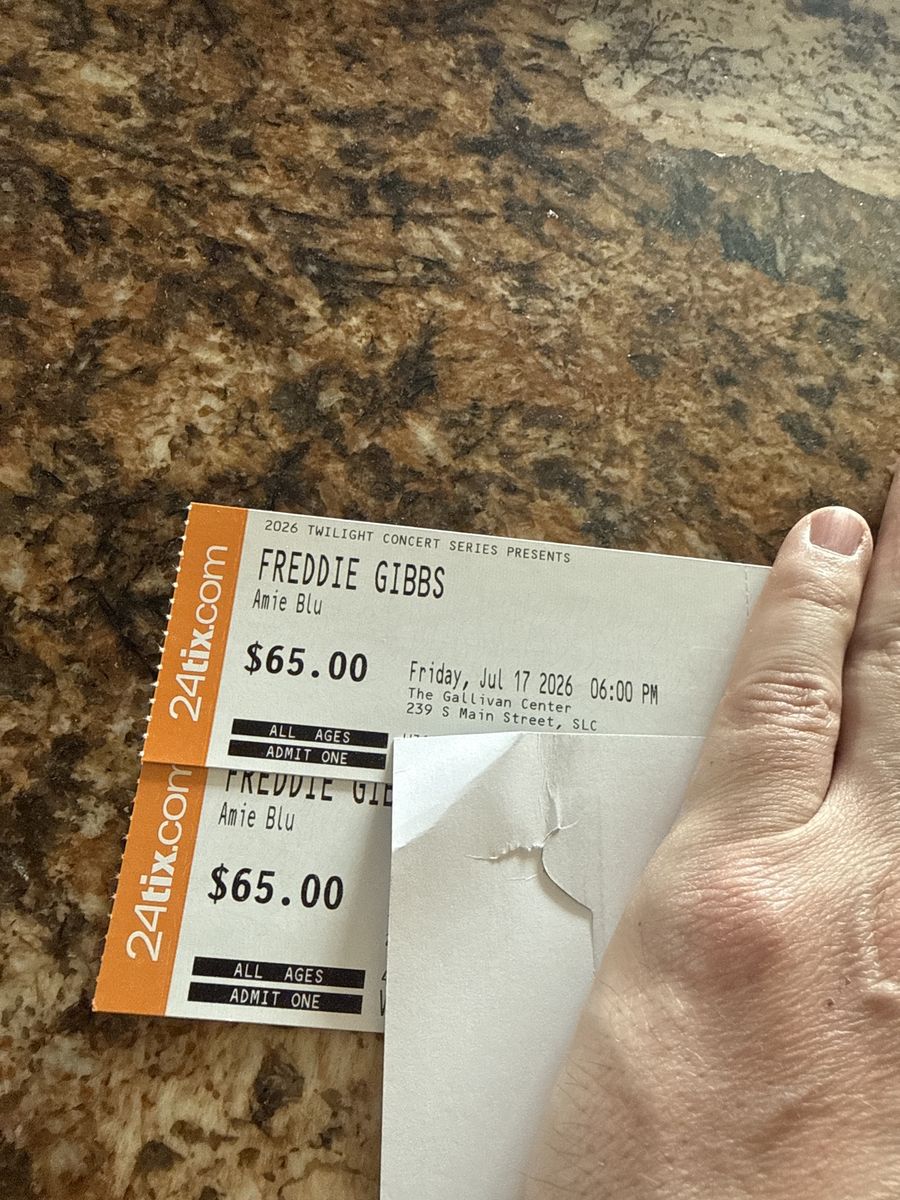 2 VIP Tickets – Freddie Gibbs Twilight Concert