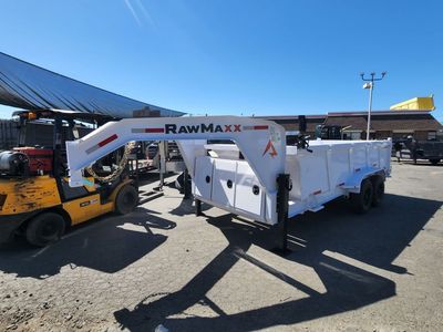 2026 RawMaxx 7X16 Gooseneck LPXT 16K with 36 Side"
