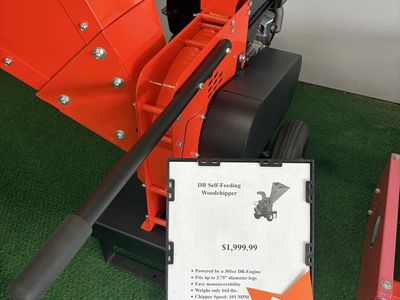 DR Power Equipment Premier 375 Self-Feeding Wood Chipper - 301cc Engine