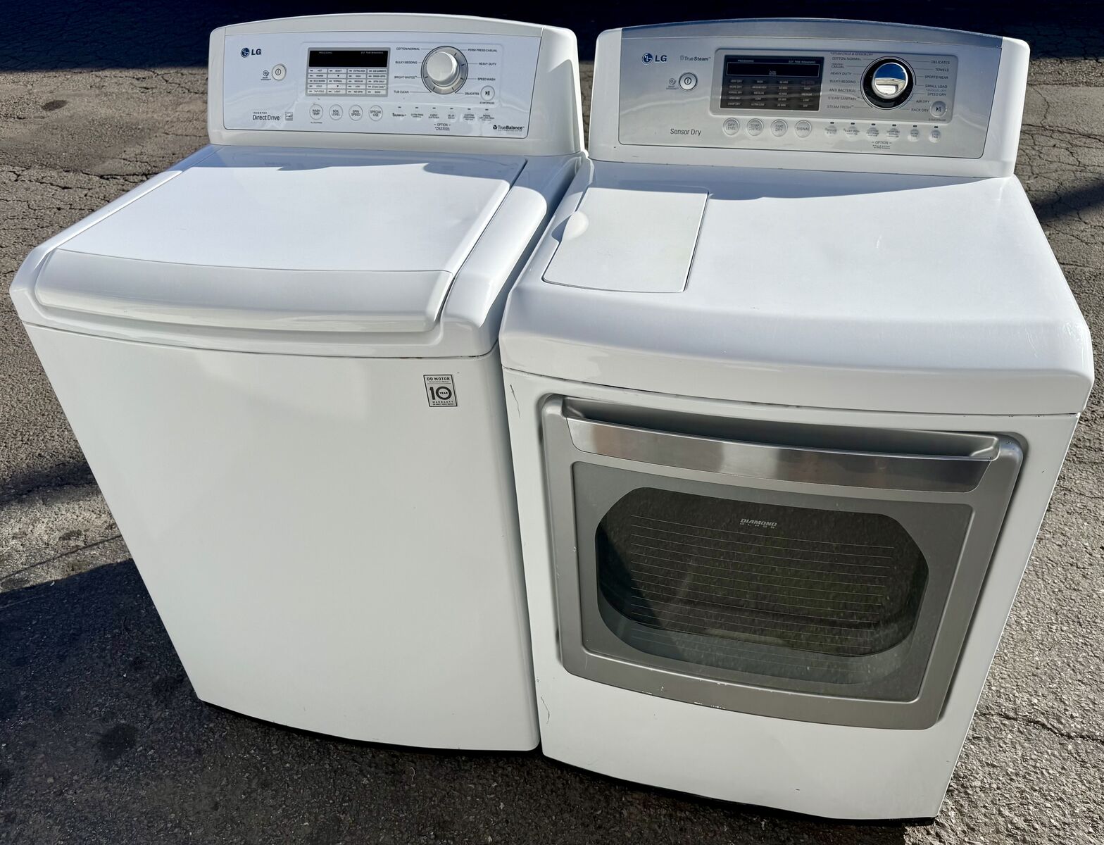 LG washer&dryer free delivery