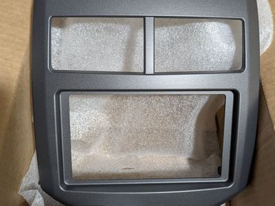 2012-2020 Chevy Sonic Stereo Dash Kit Mount Trim Bezel Gray Plastic for Double Din Radio