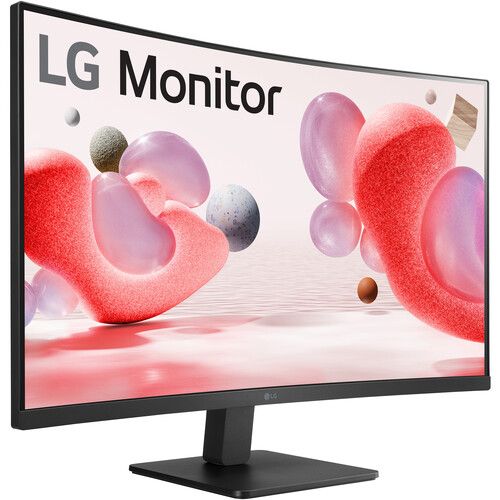 Two LG 32" Curved FHD Monitors - Like New!