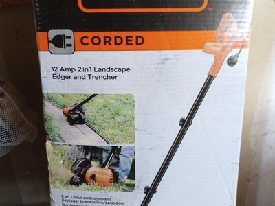 black and Decker 2 in 1 edger trencher
