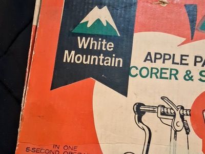 Vintage Apple Peeler - White Mountain Corer/Slicer