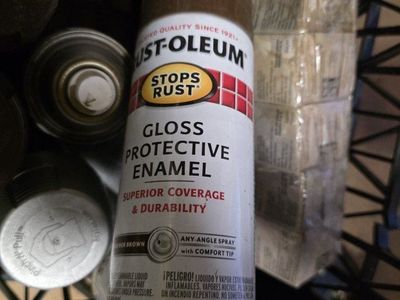 Rust-Oleum 279178 Camouflage Spray Paint, Ultra Flat, Earth Brown, 12 oz, Aerosol Can