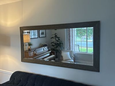 Large Framed Wall Mirror