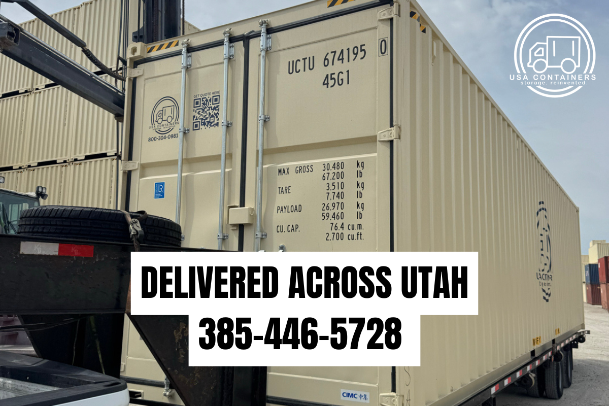 Conex Box 20ft 40ft – West Valley UT – In Stock