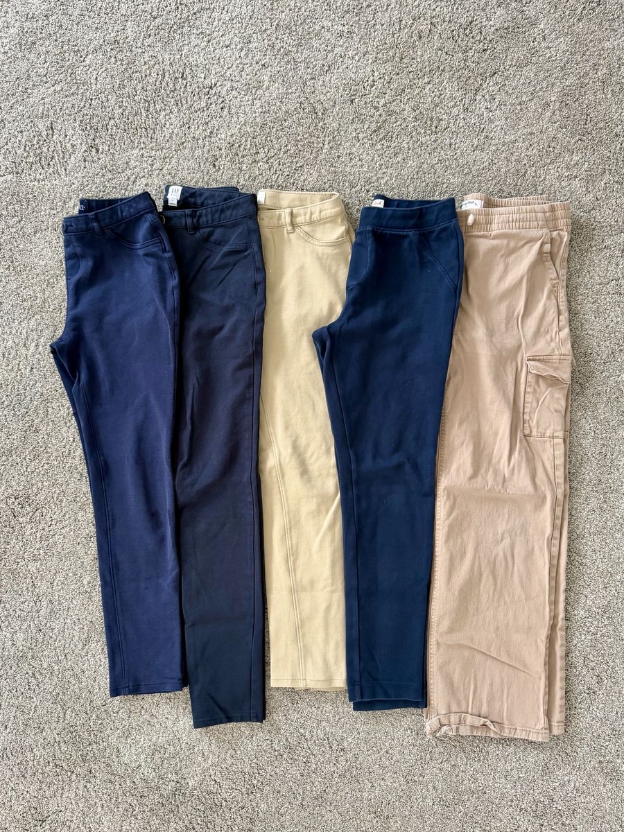 Lot of Girls School Uniform Pants Size 14 and 16 Gap Kids & The Children's Place