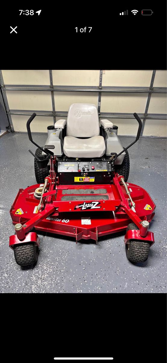 200 hours! Exmark Lazer-Z Ultracut 60”