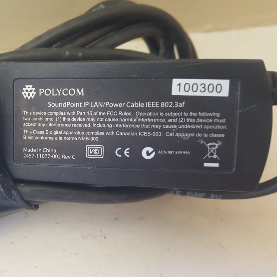 PoE Cable Polycom SoundPoint IP LAN/Power Cable