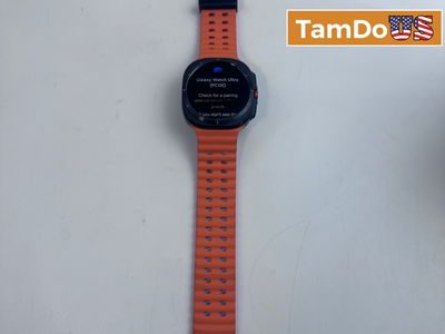Samsung Galaxy Watch Ultra (47mm, LTE, SM-L705U) Gray Titanium Orange Band