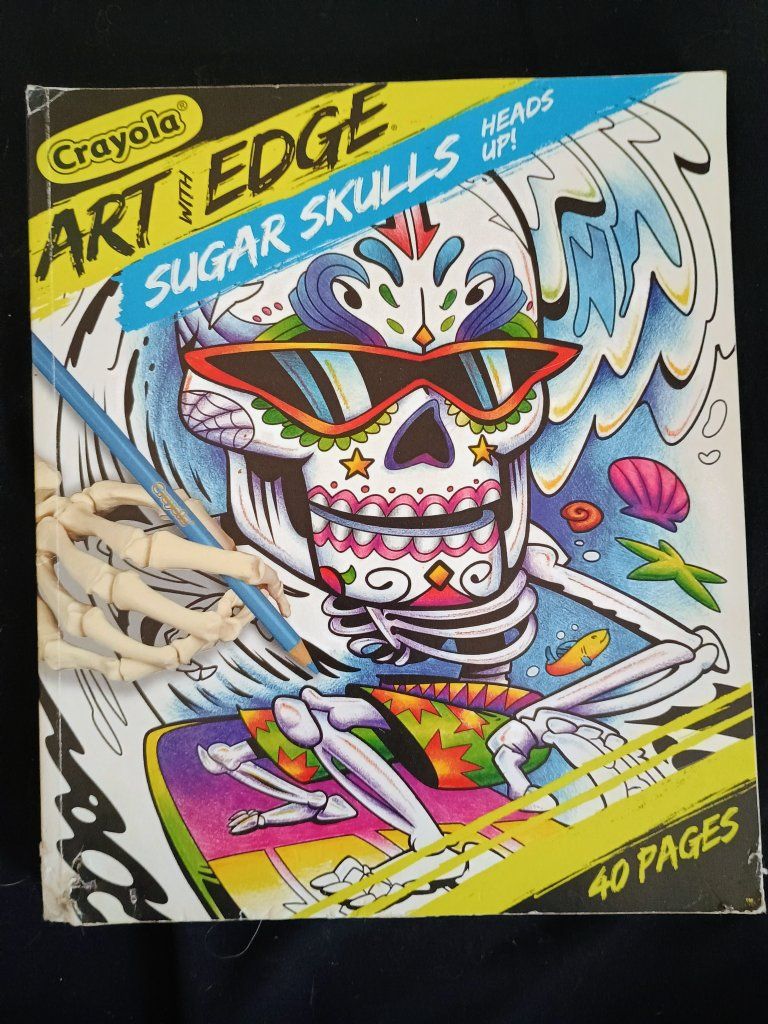 Crayola Art Sugar Skulls Coloring Book