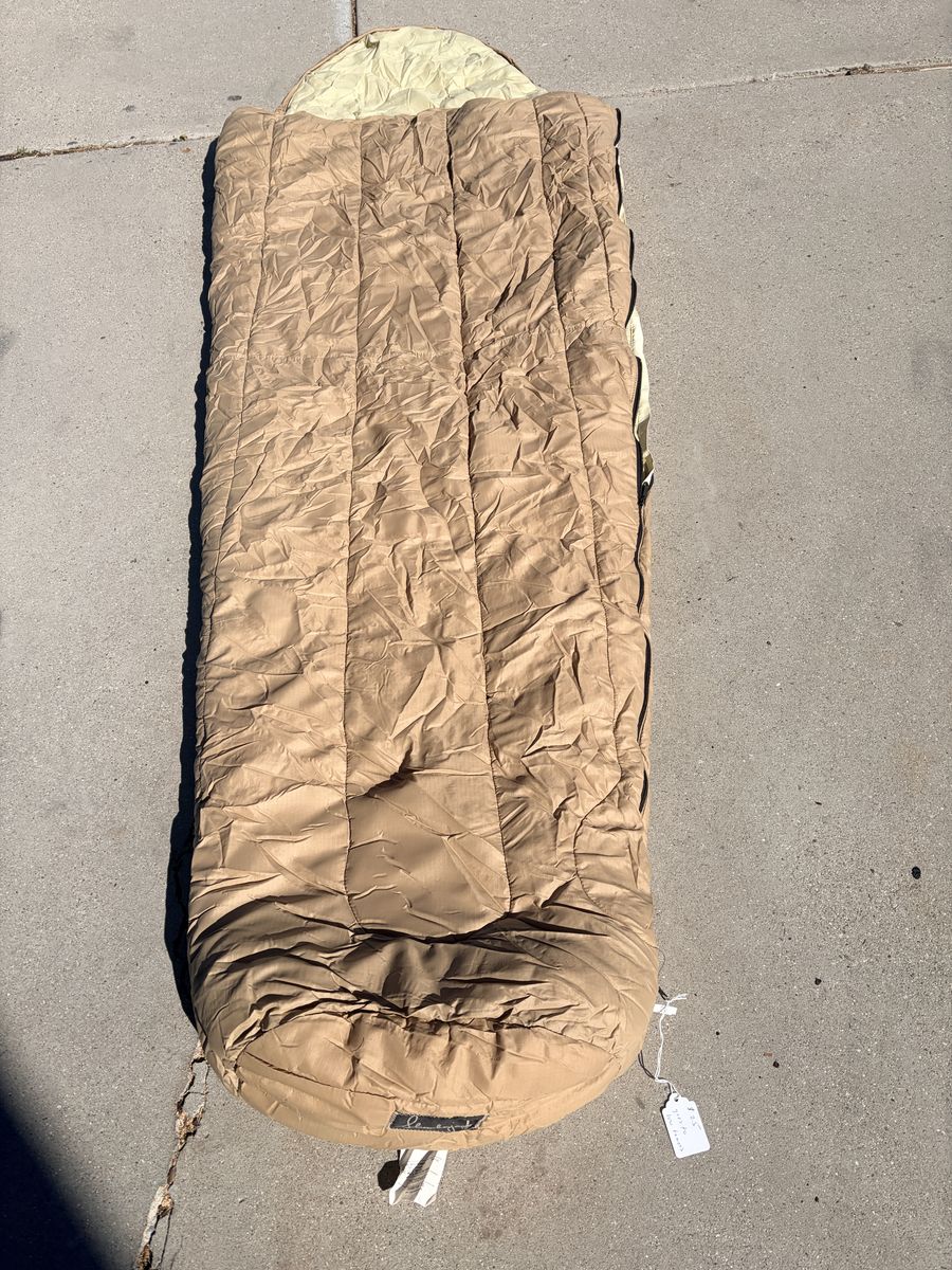 VintageTan Slumberjack Mummy Sleeping Bag