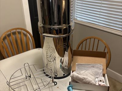 Berkey water filter system (filters not included).