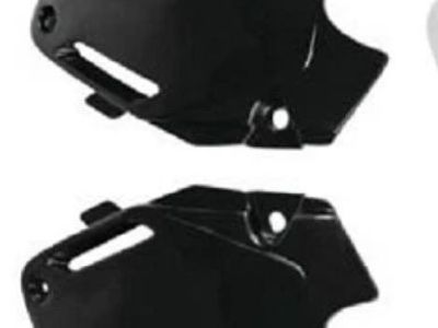 UFO Black Side Panels for 1990 Honda CR250R Dirt Bike - OEM Style Replacement