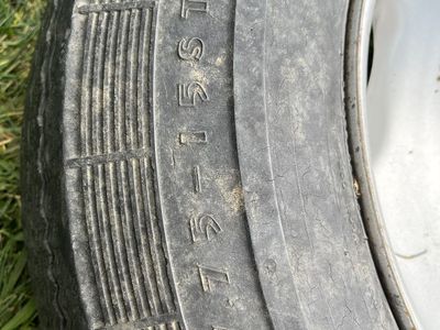 Spare trailer tire and rim