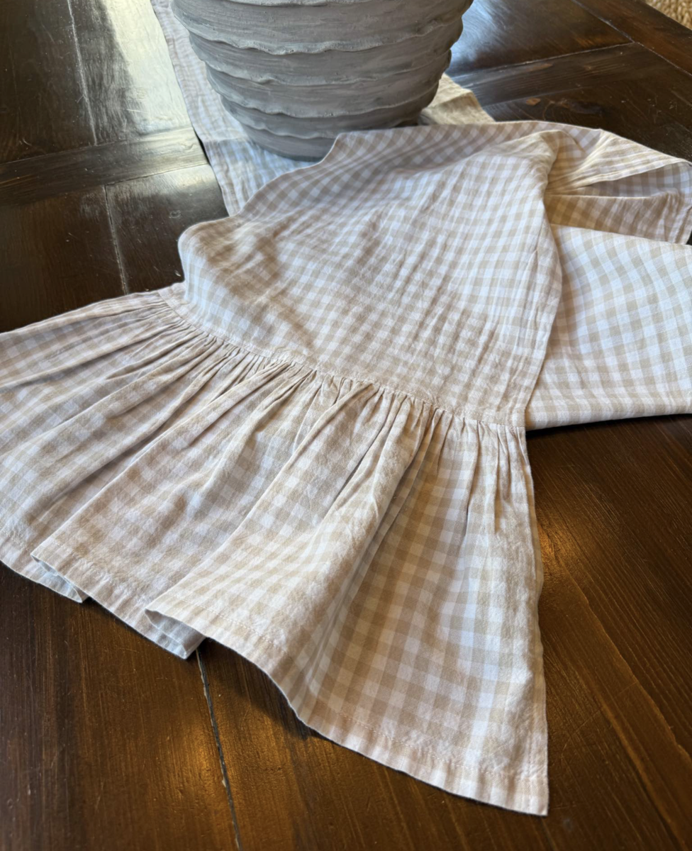 (3) Gingham Table Runners
