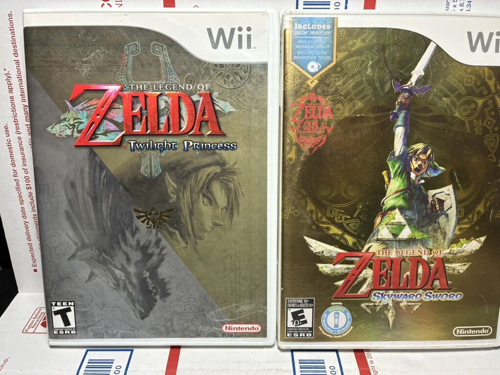 Legend of Zelda Twilight Skyword Princess Bundle