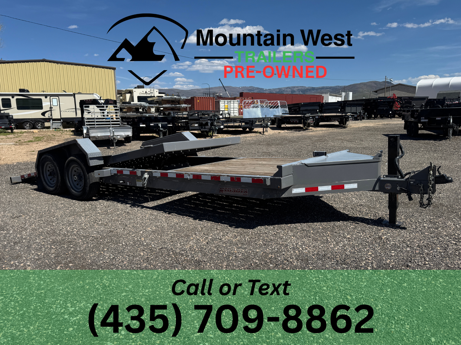 2022 USED Midsota 7X22-15.4K Tilt Trailer