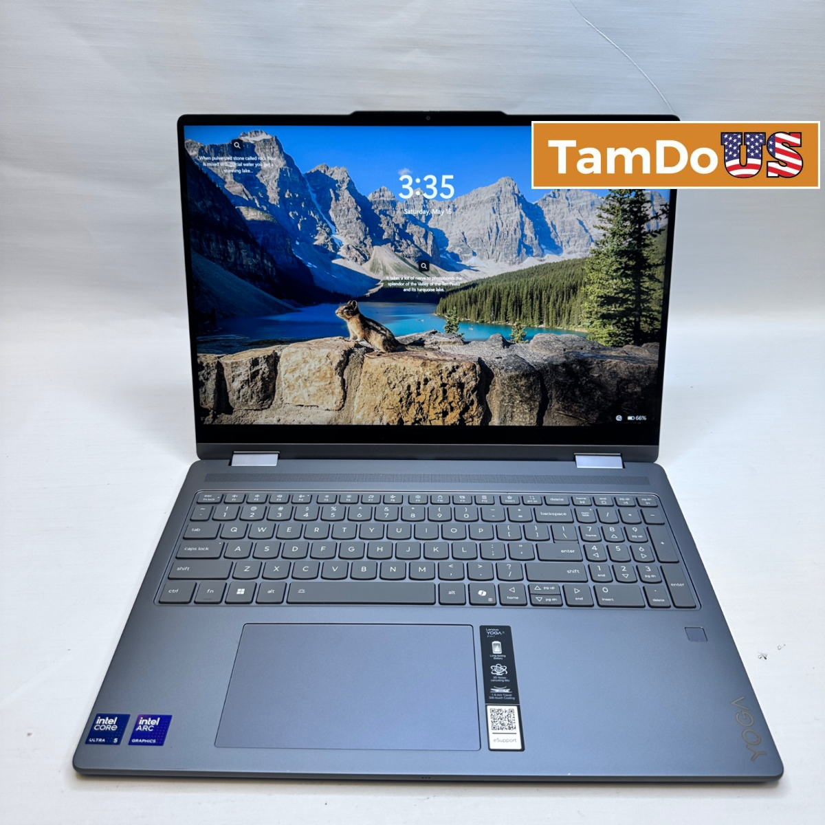 Lenovo Yoga 7 2-in-1 16" WUXGA Touchscreen Laptop, Ultra 5 226V, 16GB, 512GB SSD