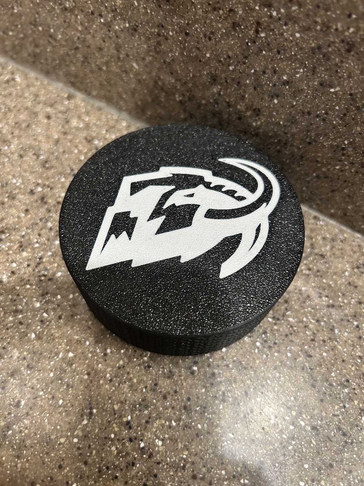 3D Printed Utah Mammoth Hockey Puck