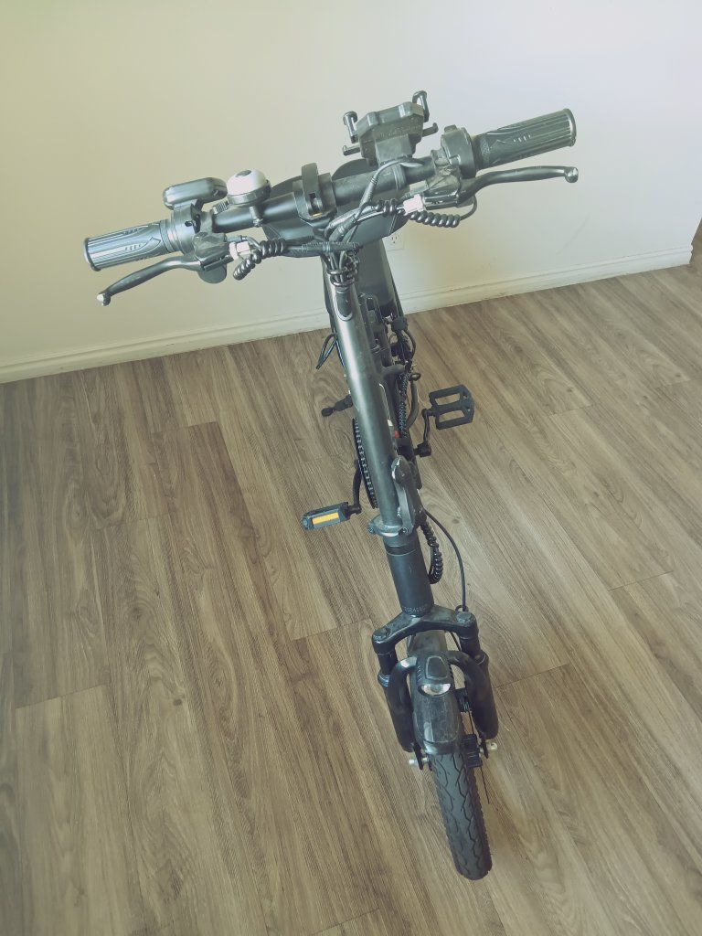 Maxshot Folding Electric Bike Scooter with Seat