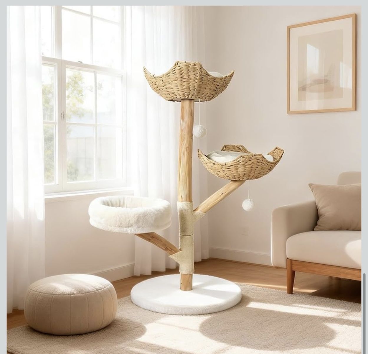 Wood Modern Cat Tree Brand New