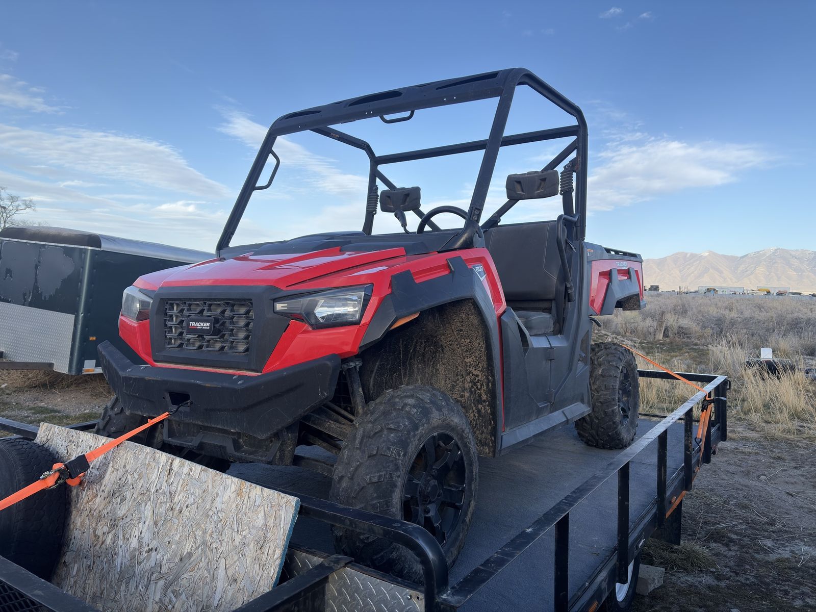 2023 Tracker 800sx Off Road Side-by-Side UTV Utility Vehicle - Red & Black