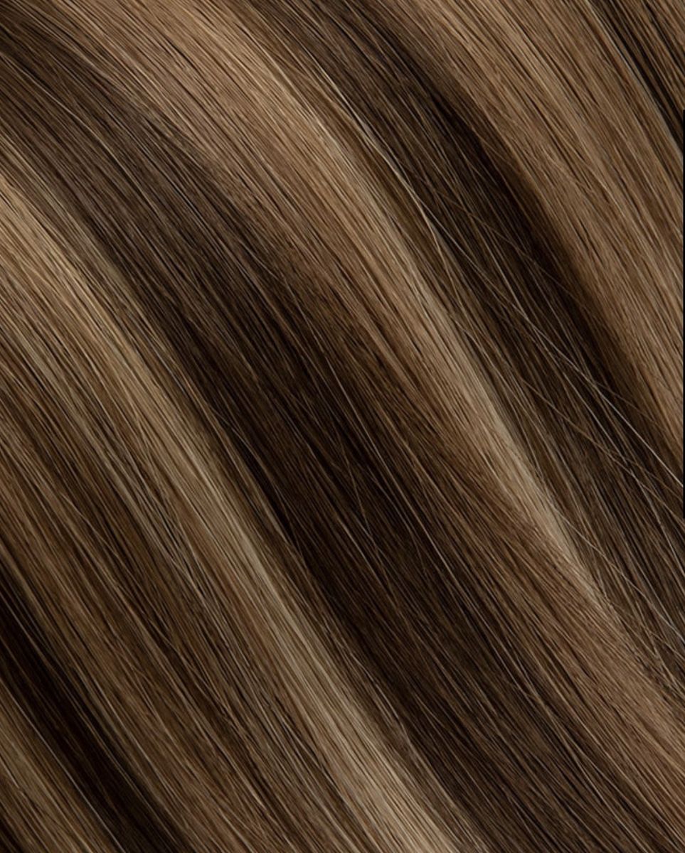 New. BELLAMI Flex Weft Hair Extensions Coconut Brulee (8/4/8/60) Highlights 16" 120g